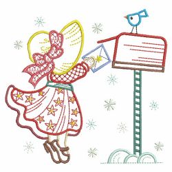 Christmas Sunbonnets 3 06(Md) machine embroidery designs