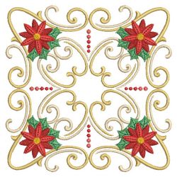 Poinsettia Square(Lg) machine embroidery designs