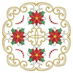 Poinsettia Square 07(Md) machine embroidery designs