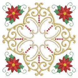 Poinsettia Square 10(Sm) machine embroidery designs