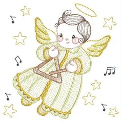 Music Angels 06(Md) machine embroidery designs