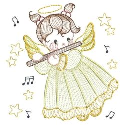 Music Angels 07(Md) machine embroidery designs