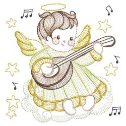 Music Angels 08(Lg) machine embroidery designs