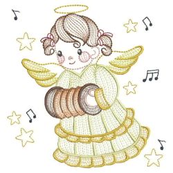 Music Angels 10(Md) machine embroidery designs