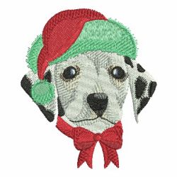 Santa Hat Dog 04 machine embroidery designs