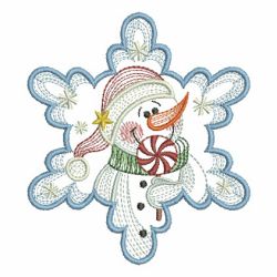 Snowflake Snowman 2 10(Sm) machine embroidery designs