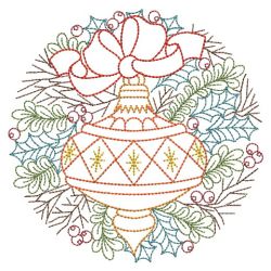 Vintage Christmas Ornaments 2 05(Lg) machine embroidery designs