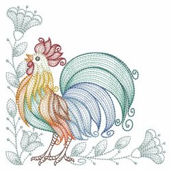 Rippled Chickens 2(Lg) machine embroidery designs