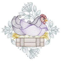 Rippled Chickens 2 02(Sm) machine embroidery designs