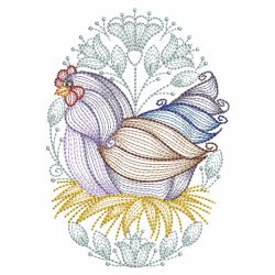 Rippled Chickens 2 06(Lg) machine embroidery designs