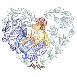 Rippled Chickens 2 07(Md) machine embroidery designs