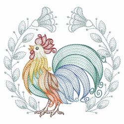 Rippled Chickens 2 08(Sm) machine embroidery designs