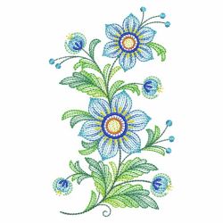 Folk Flowers 05(Md) machine embroidery designs