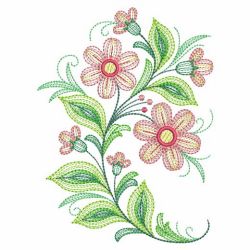 Folk Flowers 07(Md) machine embroidery designs