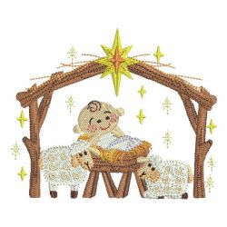 Nativity 12 machine embroidery designs