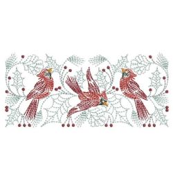Vintage Winte Birds 05(Md) machine embroidery designs