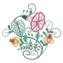 Floral Fantasy Blocks 2 08(Sm) machine embroidery designs