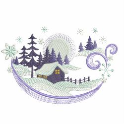 Winter Wonderland Silhouettes 02(Sm) machine embroidery designs