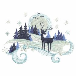 Winter Wonderland Silhouettes 03(Lg) machine embroidery designs