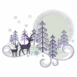 Winter Wonderland Silhouettes 05(Sm) machine embroidery designs
