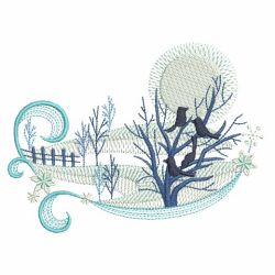 Winter Wonderland Silhouettes 06(Lg) machine embroidery designs