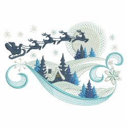 Winter Wonderland Silhouettes 07(Md) machine embroidery designs