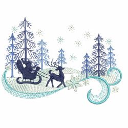 Winter Wonderland Silhouettes 09(Lg) machine embroidery designs