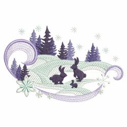 Winter Wonderland Silhouettes 10(Sm) machine embroidery designs