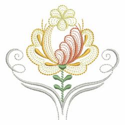 Rosemaling Floral 01(Lg) machine embroidery designs
