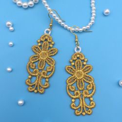 FSL Golden Earrings 06 machine embroidery designs