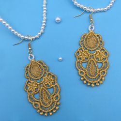 FSL Golden Earrings 08 machine embroidery designs