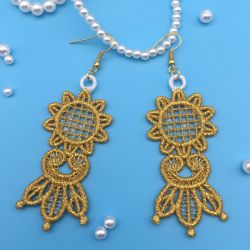 FSL Golden Earrings 09 machine embroidery designs