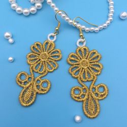 FSL Golden Earrings 10 machine embroidery designs