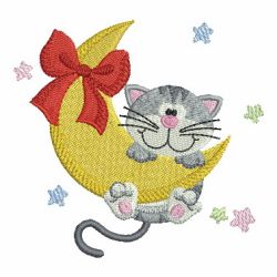Adorable Kitten 03 machine embroidery designs