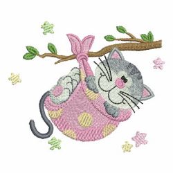 Adorable Kitten 04 machine embroidery designs
