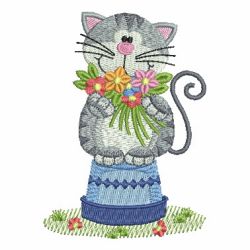 Adorable Kitten 08 machine embroidery designs