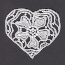 FSL White Hearts 2 machine embroidery designs