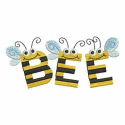 Happy Bee 04 machine embroidery designs