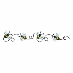Happy Bee 06 machine embroidery designs