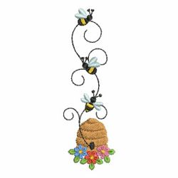 Happy Bee 10 machine embroidery designs