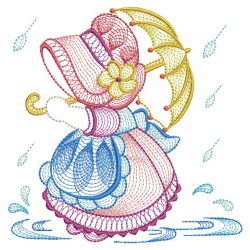 Rippled Sunbonnet Sue 2 08(Lg) machine embroidery designs