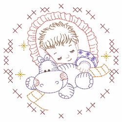 Vintage Sleeping Baby 2 02(Md) machine embroidery designs