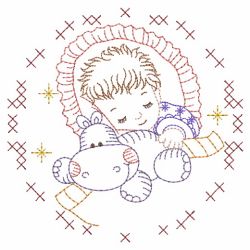 Vintage Sleeping Baby 2 02(Lg) machine embroidery designs