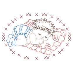 Vintage Sleeping Baby 2 03(Lg) machine embroidery designs