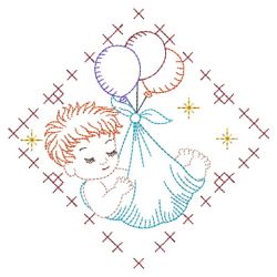 Vintage Sleeping Baby 2 04(Md) machine embroidery designs