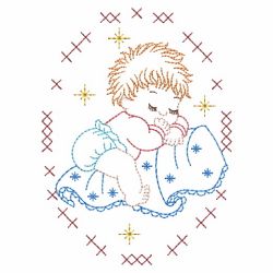 Vintage Sleeping Baby 2 06(Lg) machine embroidery designs