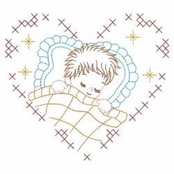 Vintage Sleeping Baby 2 07(Sm) machine embroidery designs