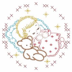 Vintage Sleeping Baby 2 09(Lg) machine embroidery designs