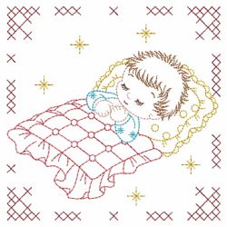 Vintage Sleeping Baby 2 10(Md) machine embroidery designs
