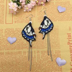 FSL Butterfly Earrings 02 machine embroidery designs